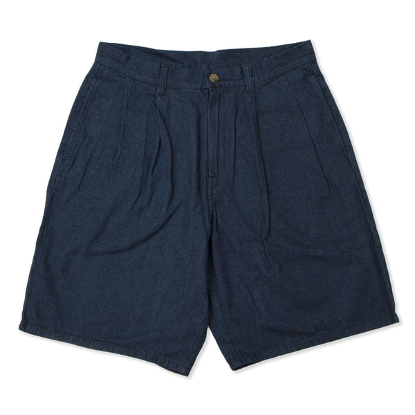 2TUCK SHORT TROUSERS(デニムショートトラウザー)【U2311672-B