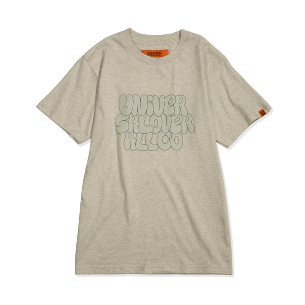 EXAGGERATION LOGO TEE【U2423201UO】/UNIVERSAL OVERALL 