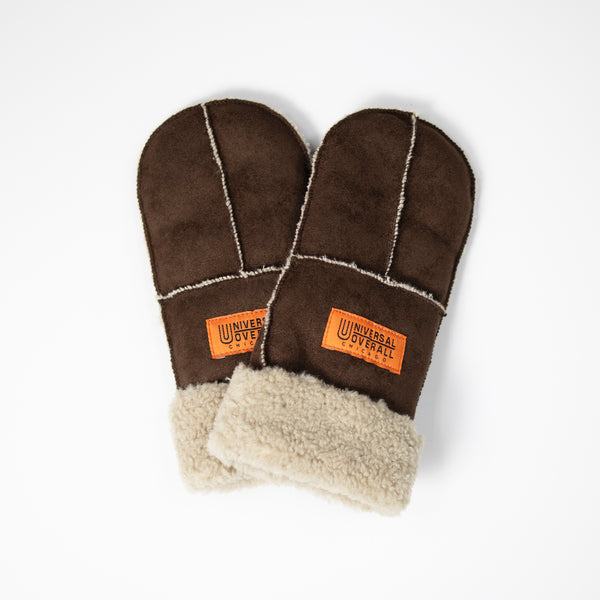 【新品未使用】ラッピングショッパーつき オーエンバリー ムートン手袋 ミトン レディースムートンミトン/UNIVERSAL OVERALL（ユニバーサル
