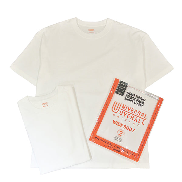 2PパックショートスリーブTシャツ【UVOP-002】/UNIVERSAL OVERALL