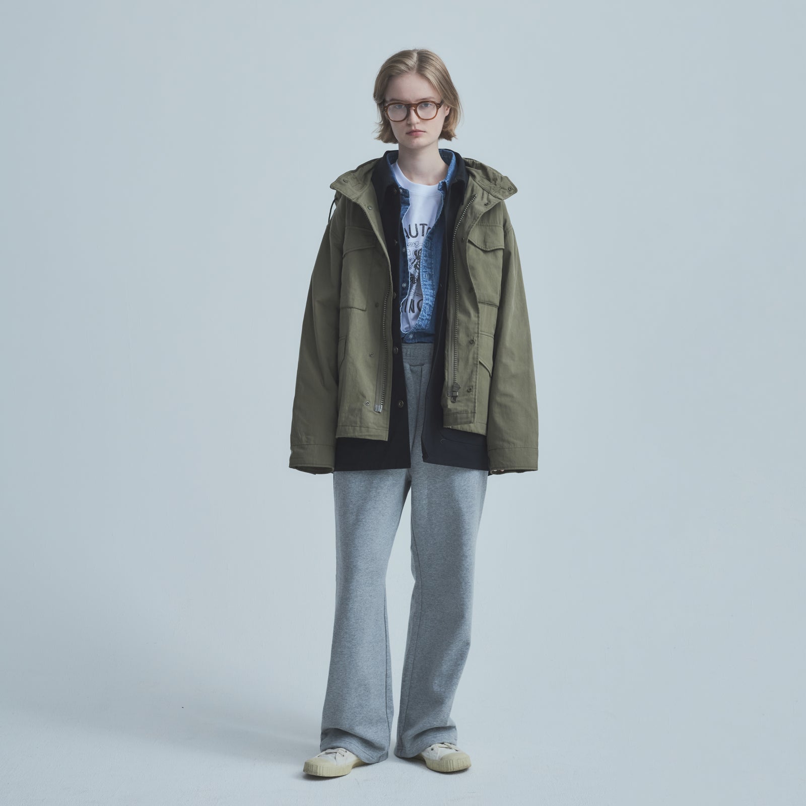 C/N MILITARY JACKET【U2611500】/UNIVERSAL OVERALL（ユニバーサル