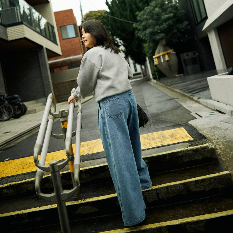 HIGH WAIST WIDE PANTS【UO2532601】