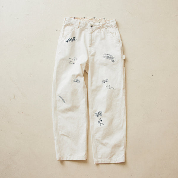 GRAFFITI LOGO PANTS【U2433601-100TH】