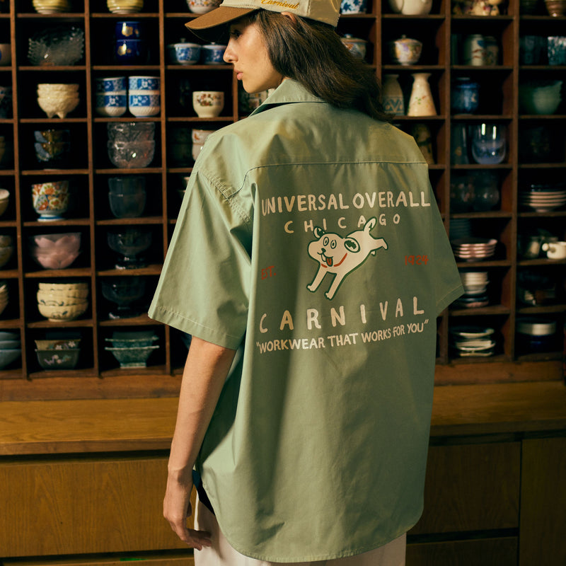CARNIAVAL OPEN COLLAR SHIRT【UO2513101CV】