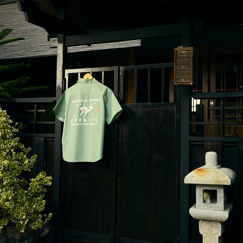 CARNIAVAL OPEN COLLAR SHIRT【UO2513101CV】