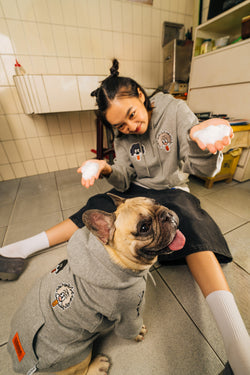犬用パーカー【SPUTNIK×UNIVERSAL OVERALL刷繍アートシリーズ