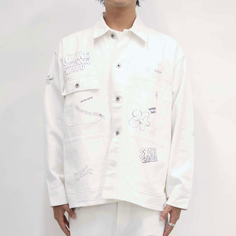 GRAFFITI LOGO COVERALL【U2433400-100TH】