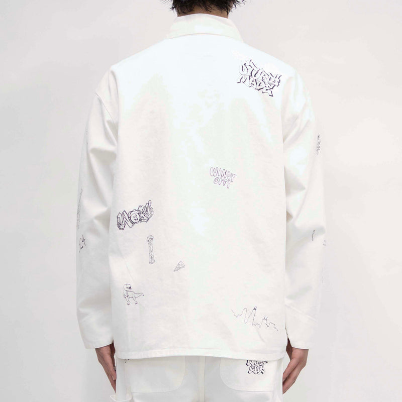 GRAFFITI LOGO COVERALL【U2433400-100TH】