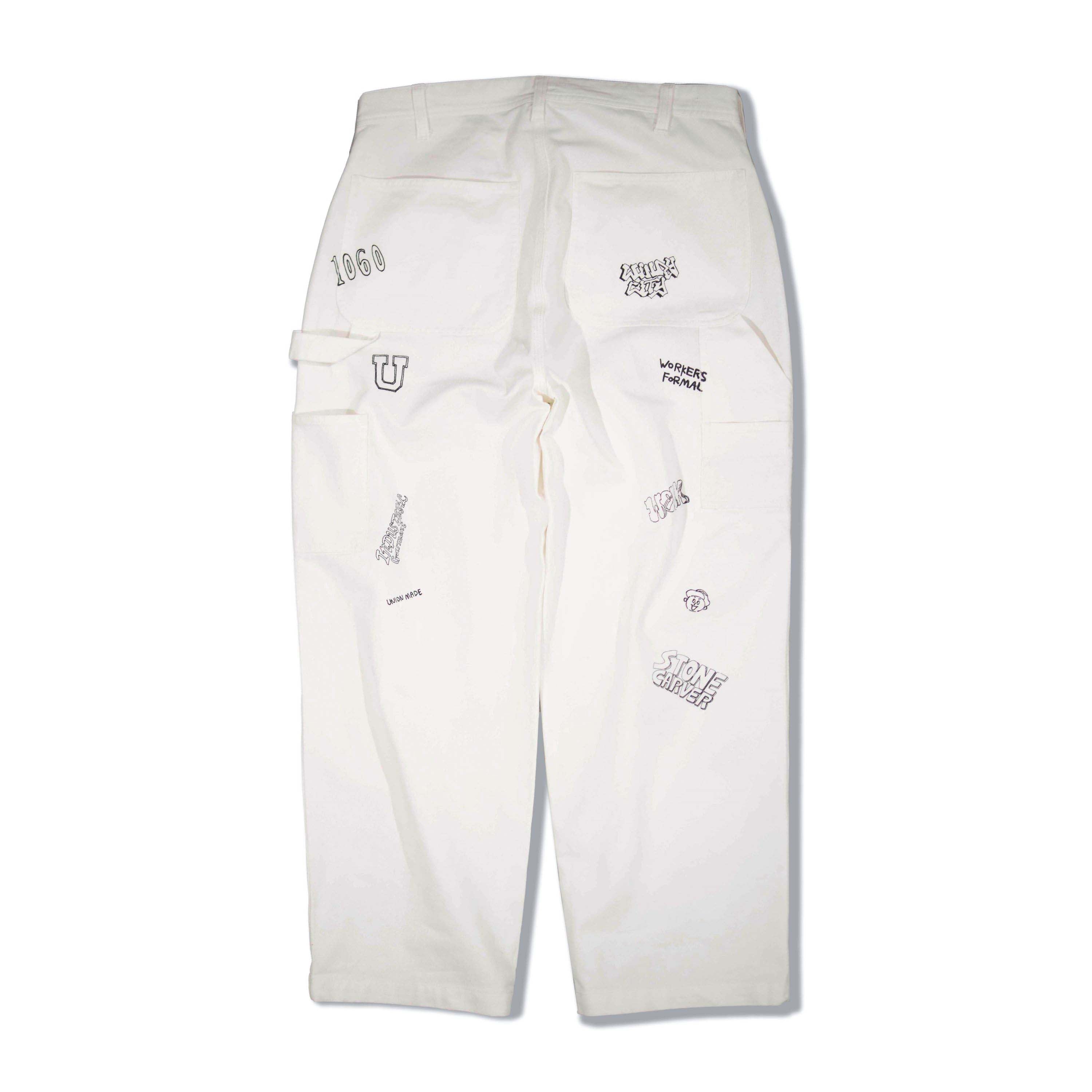 GRAFFITI LOGO PANTS【U2433601-100TH】