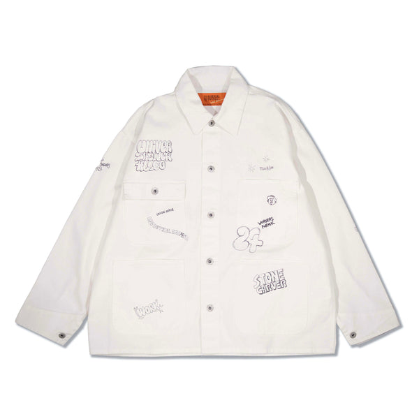 GRAFFITI LOGO COVERALL【U2433400-100TH】