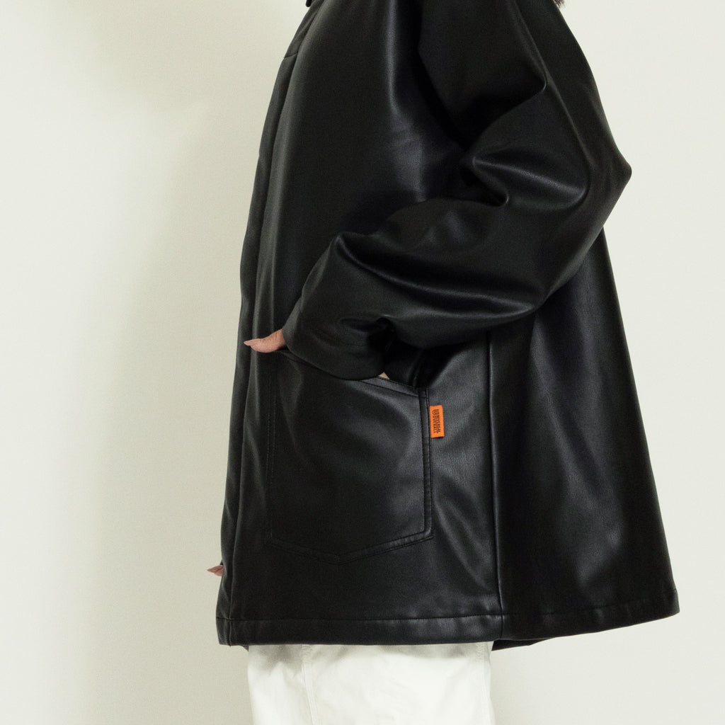 ECO LEATHER SHOP JACKET（エコレザーショップジャケット）【U2333542-A 】