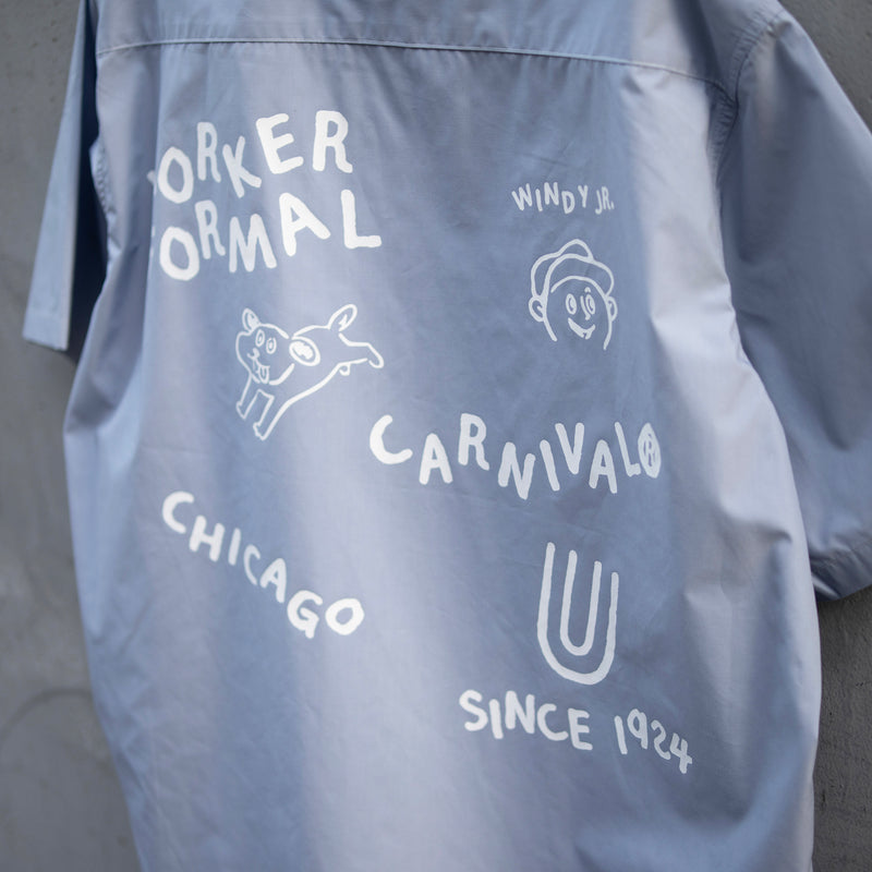 CARNIAVAL OPEN COLLAR SHIRT【UO2513101CV】