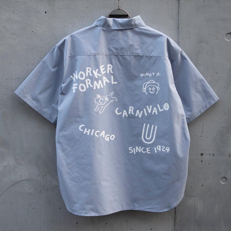 CARNIAVAL OPEN COLLAR SHIRT【UO2513101CV】