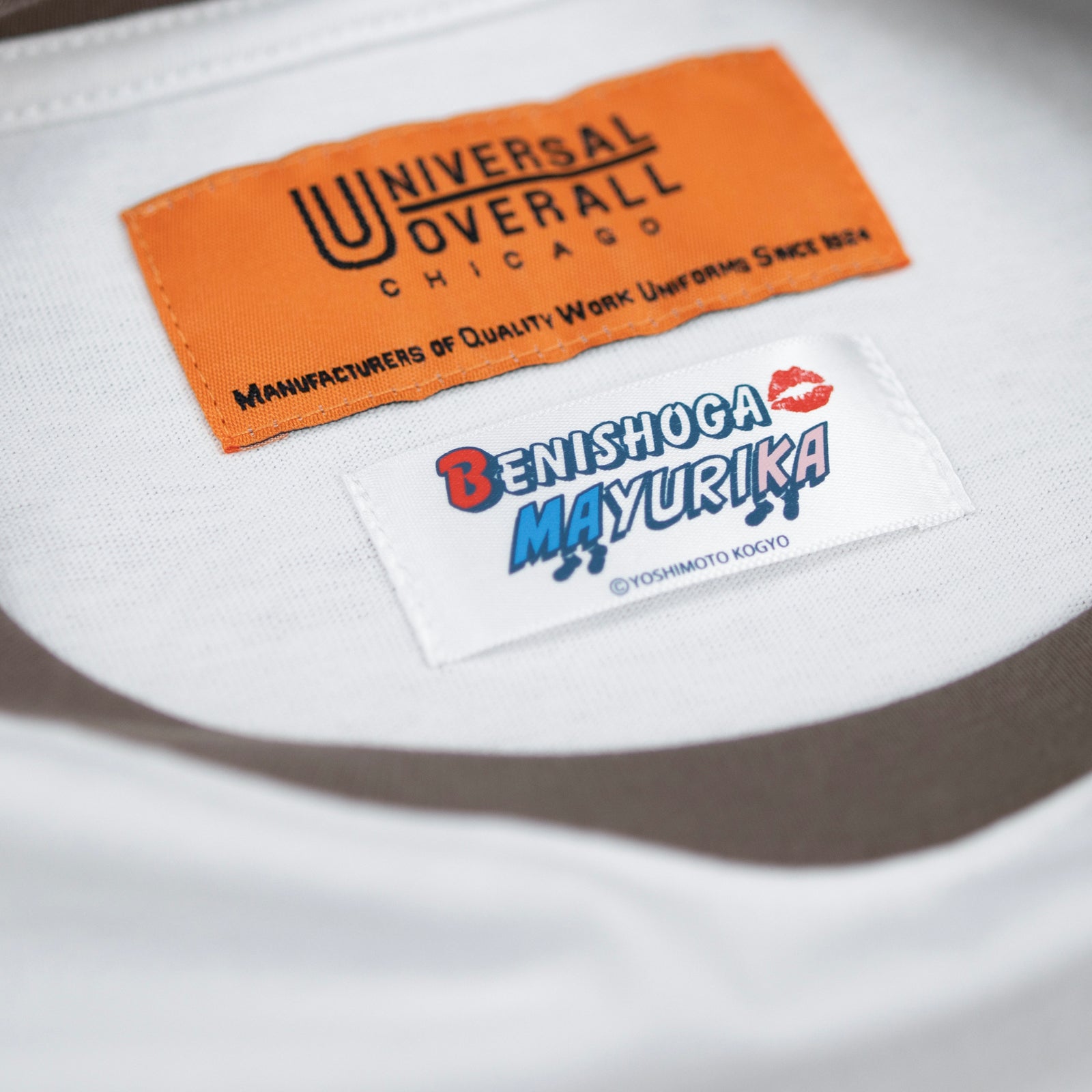 マユリカ　UNIVERSAL OVERALL Tシャツ MAYURIKA RINGER TEE【UO2523201YM-M】 | UNIVERSAL OVERALL