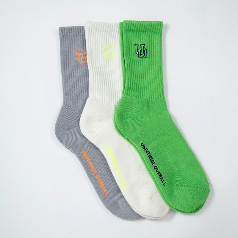 3P/クルー丈サイドUOロゴ【LU-338】