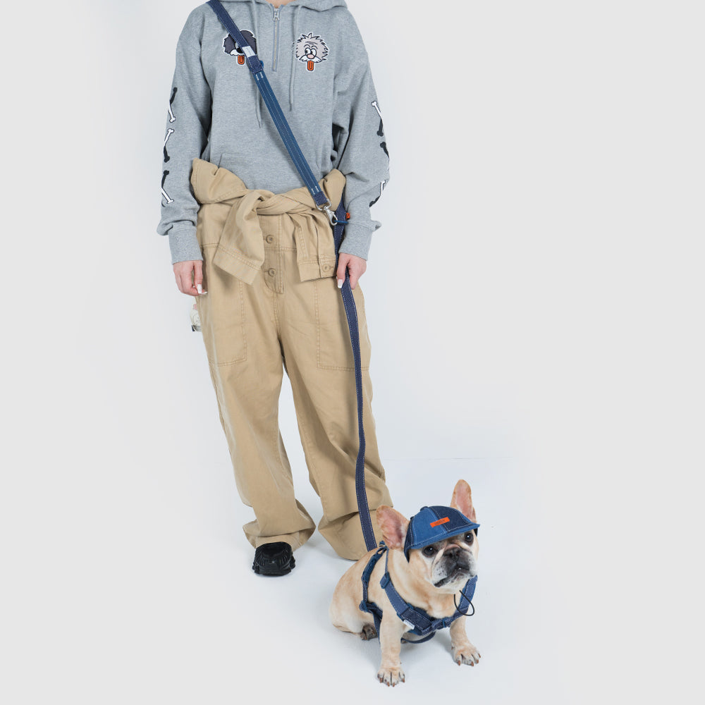 犬用リーSサイズ【SPUTNIK×UNIVERSAL OVERALLデニムシリーズ