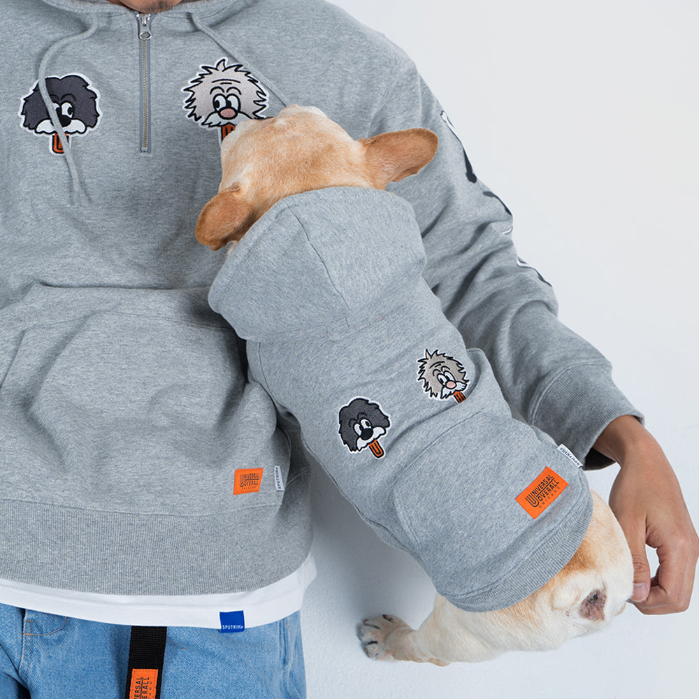 犬用ハーフジップパーカー【SPUTNIK×UNIVERSAL OVERALLコラボ