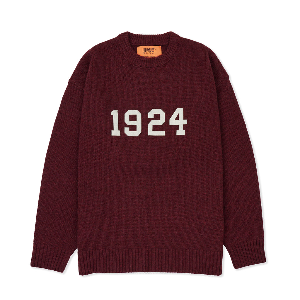 CREW KNIT_1924【U2331304】/ UNIVERSAL OVERALL (ユニバーサル