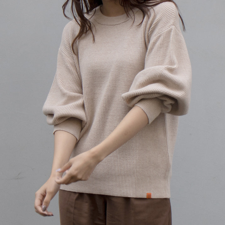 BALLOON SLEEVE PO KNIT (バルーンスリーブプルオーバーニット ...