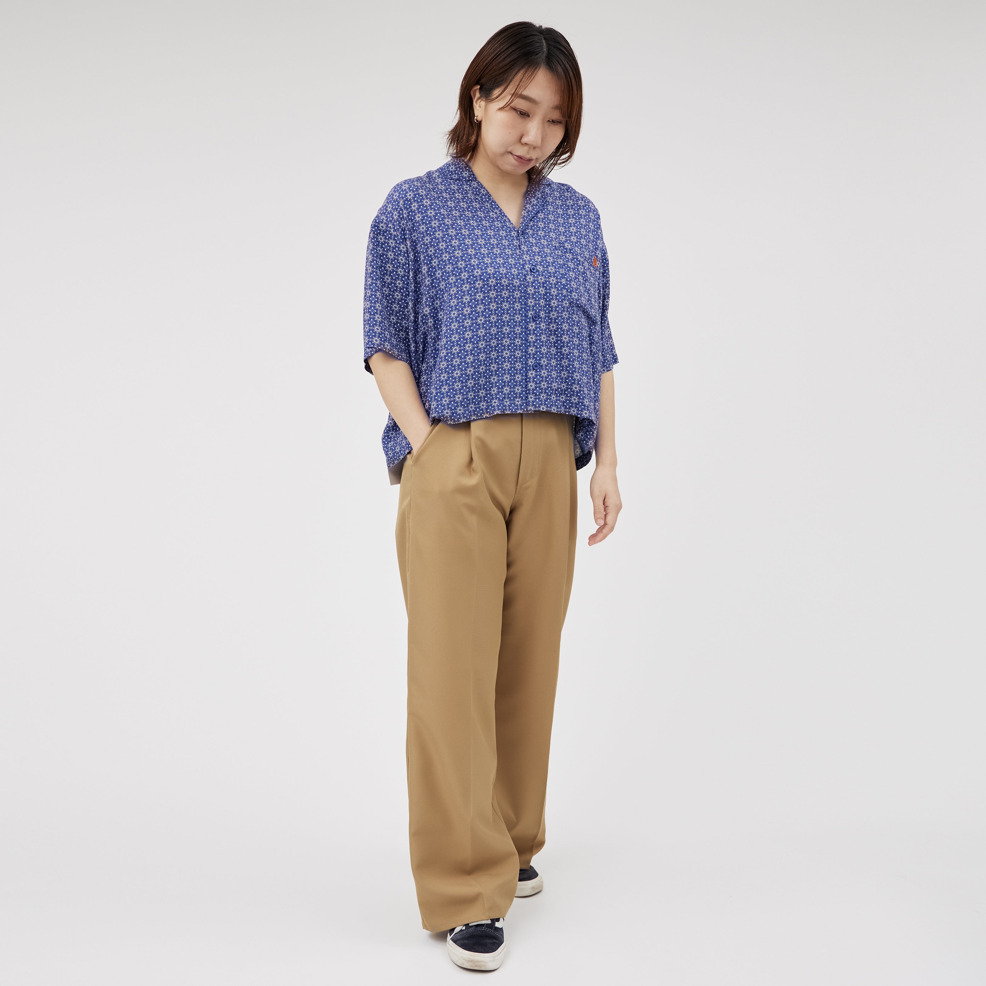 DRY TWILL WIDE PANTS(ワイドパンツ)【U2312629-A】